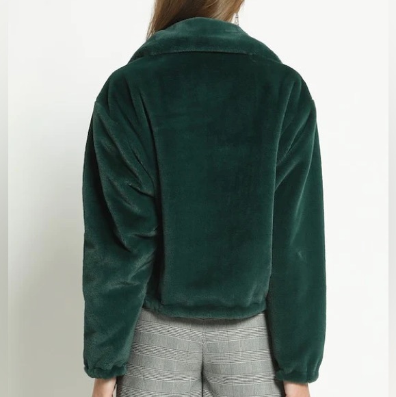 Faux Fur Zip Up - Picture 2 of 5
